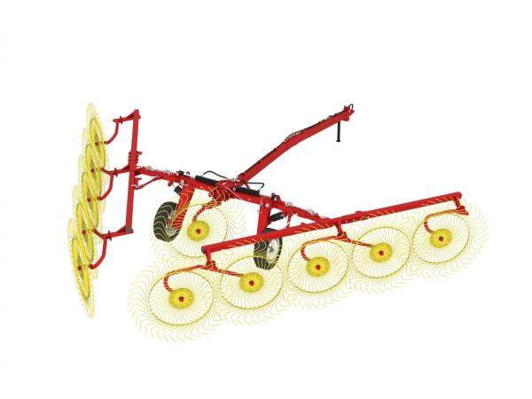Скоростные грабли HARVEST с двумя ГЦ серии SWR 11 (аналог SITREX, италия, 10+1 колес)
