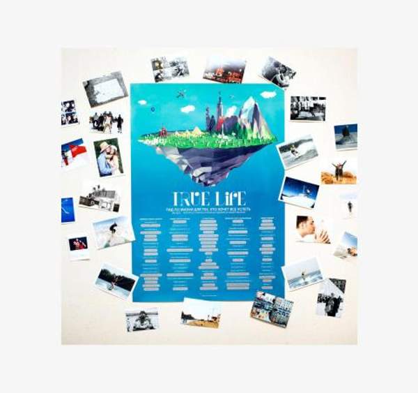 Скретч плакат TrueLife 100 вещей в жизни которые можно и нужно сделать