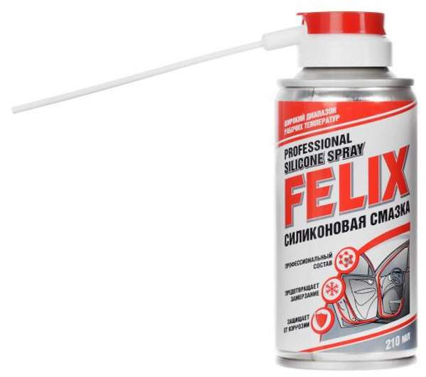 Смазка силиконовая "FELIX" (аэрозоль) 210 мл.