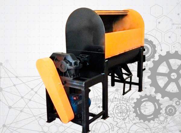 Смеситель горизонтальный для АРБОЛИТА, ОДНОВАЛЬНЫЙ - 700 литров