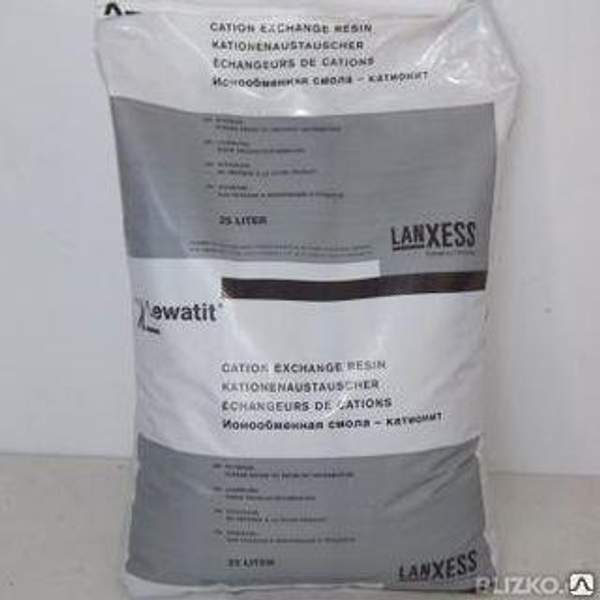Смола ионообменная Леватит (Lewatit) S100Н меш. 25л.