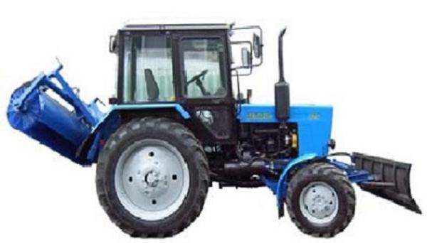 Снегоочиститель фрезерно-роторный модель 124