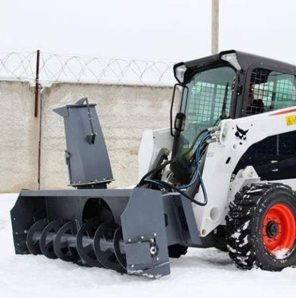 Снегоочиститель шнекороторный Impulse SR1730 (снегомет) для мини погрузчика Bobcat,Mustang,Forway, Wecan,МКСМ