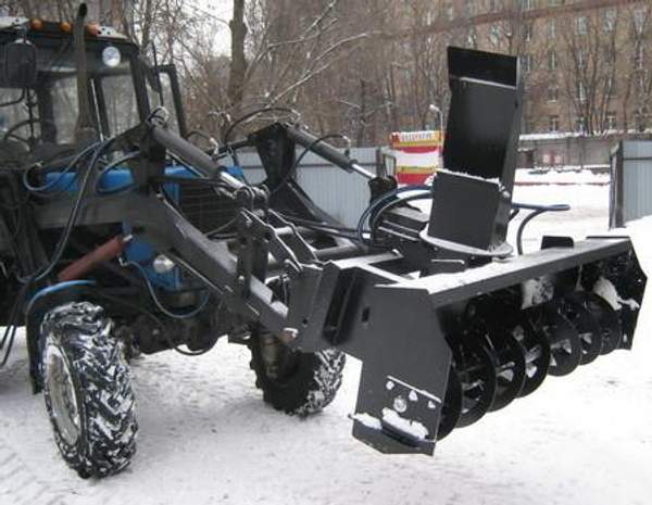 Снегоочиститель (снегометатель) шнекороторный СШР-1,8м. на МТЗ и др.