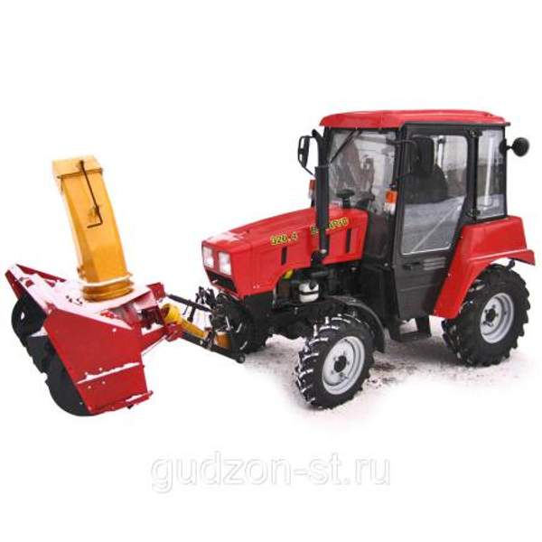 Снегоочиститель СТ-1500 на трактор МТЗ-320 передняя навеска