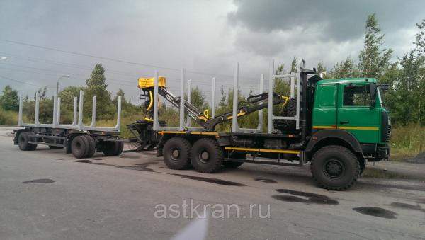 Сортиментовоз лесовоз МАЗ 6317Х9-465-000 с гидроманипуляторм ОМТЛ