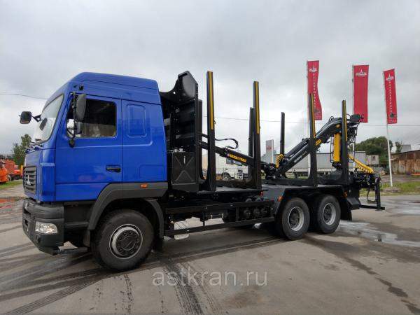 Сортиментовоз МАЗ 6312С9 с гидроманипулятором PALFINGER