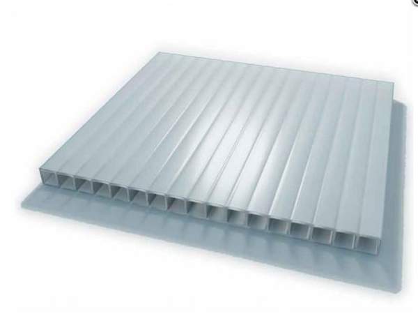 Сотовый поликарбонат 4мм молочный 6000х2100мм