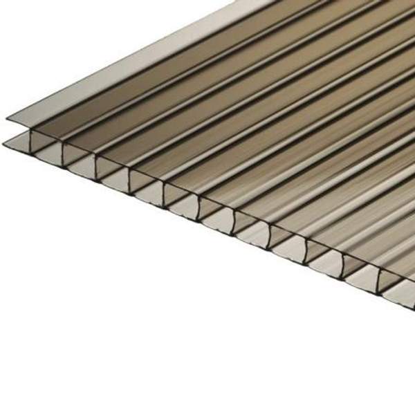 Сотовый поликарбонат GOLDEN PLAST Бронза 12000х2100х10 мм