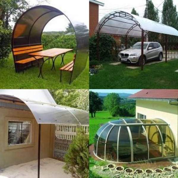 Сотовый поликарбонат от 4 до 10мм. Прозрачный и цветной. ВсеТеплицы №31