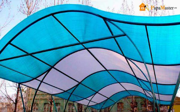 Сотовый поликарбонат от 4 до 10мм. Прозрачный и цветной. ВсеТеплицы №33