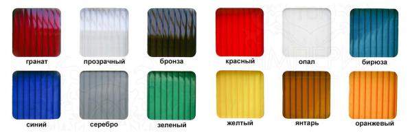 Сотовый поликарбонат от 4 до 10мм. Все цвета. ВсеТеплицы №21