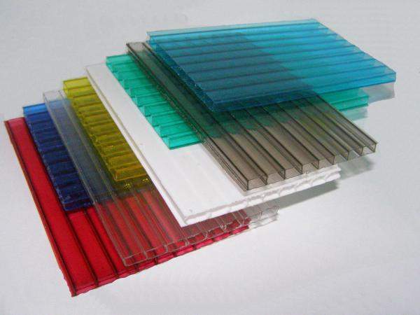 Сотовый поликарбонат SKYGLASS 8мм Прозрачный (12х2,1) БСТ