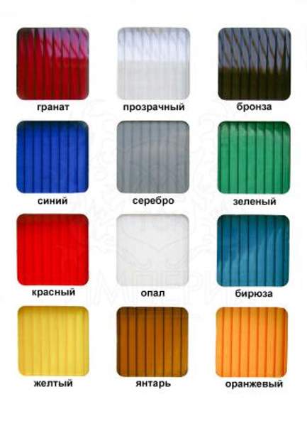 Сотовый поликарбонат SUNNEX 6мм Бронза (12x2,1)