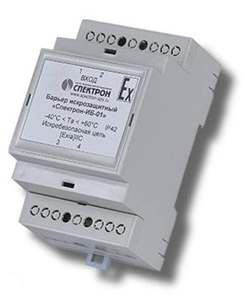 Спектрон-ИБ-01: Барьер искрозащиты цепей питания, одноканальный