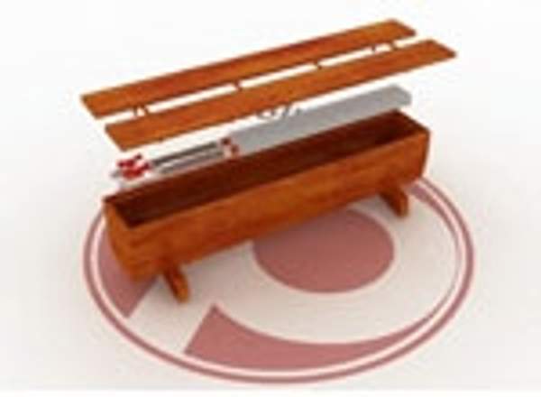 Специальный конвектор Полвакс в деревяном коробе