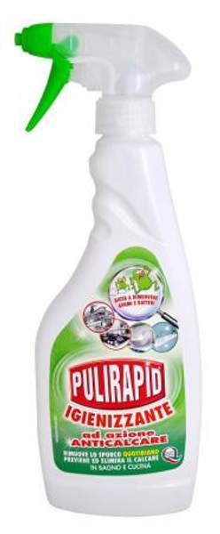 Средство для удаления известкового налета с дезинфиц.эффектом Pulirapid (0,5 л.)