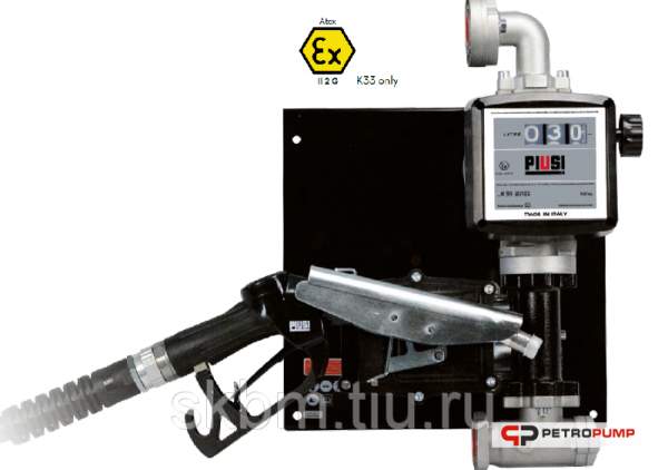 ST EX50 230V K33 ATEX + aut. nozzle арт. F00377000 - комплект для перекачки бензина с авт. пистолетом 220 в