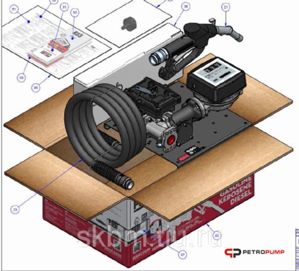 ST EX 50 K33 (арт. F00377010) - комплект для перекачки бензина