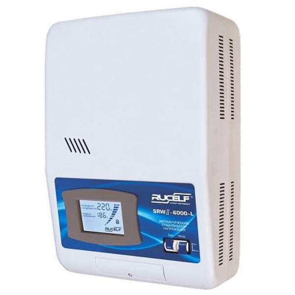 Стабилизатор напряжения Rucelf SRW II-6000-L