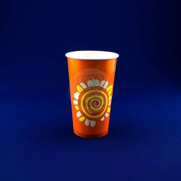Стаканчик бумажный 400мл RPE 400 для холодных напитков 50/1000