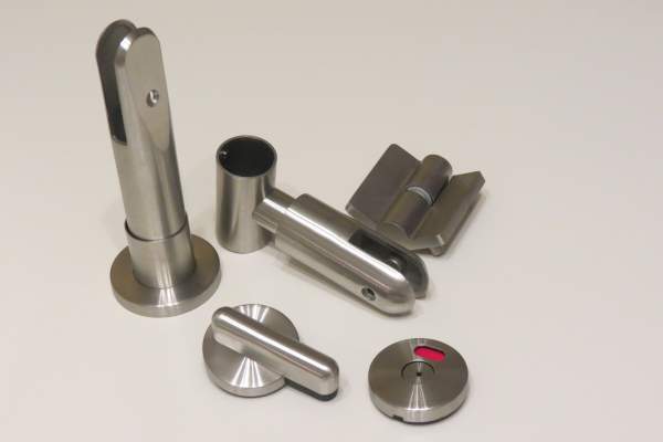 Стальная нержавеющая вандалостойкая фурнитура для сантехнических туалетных кабинок hpl или ЛДСП