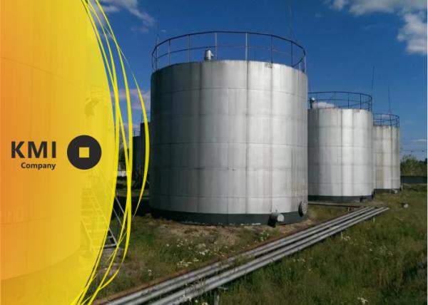 Стальной вертикальный резервуар 700x10430x9000