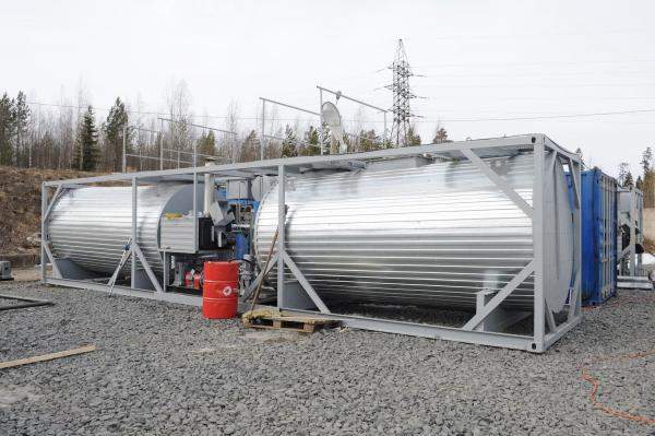 Стальные емкости для битумной эмульсии объемом от 5 до 50 м3