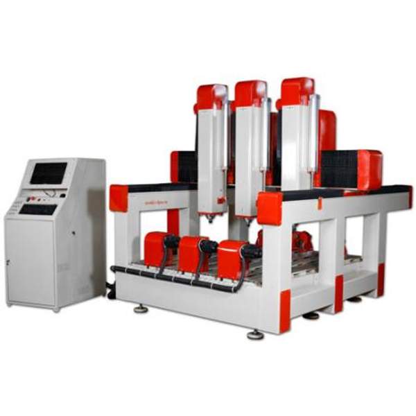 Станок ЧПУ фрезерный 4-осевой трехшпиндельный по камню 17Kx3+4-1 (1300x1500x400)