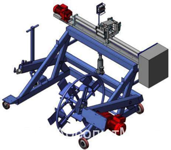 Станок для намотки и перемотки кабеля (с приводом) АМ.СНП.08