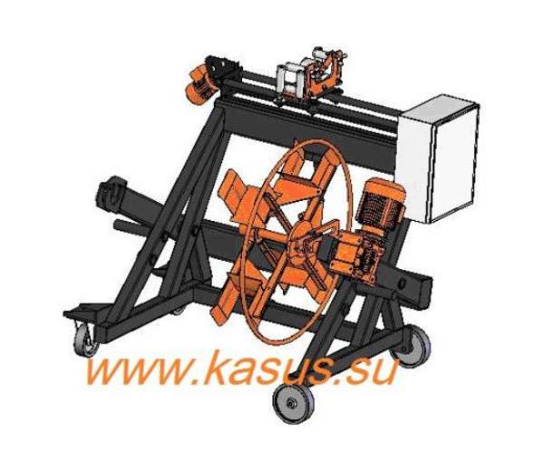 Станок для намотки кабеля на барабан и в бухту СП 14-1У