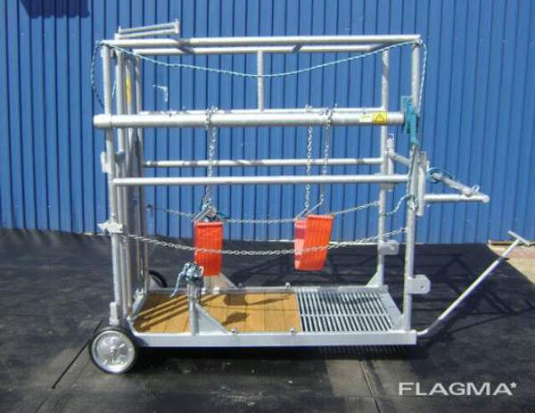 Станок для обработки копыт оцинкованный