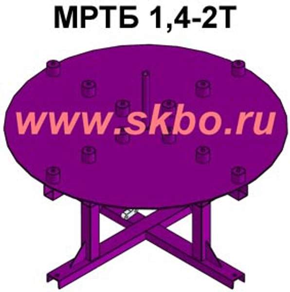 Станок для размотки барабанов и бухт с тросом МРТБ 1,4-2Т