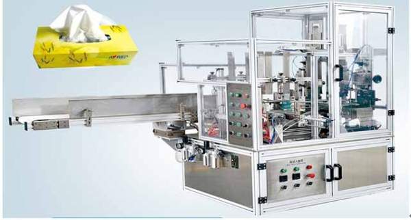 Станок Для Упаковки Самовытягивающихся Салфеток В Картонные Коробки BZ-E