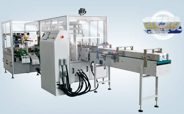 Станок для упаковки туалетной бумаги(4/6/8/10/12 рулонов в почек) X30R