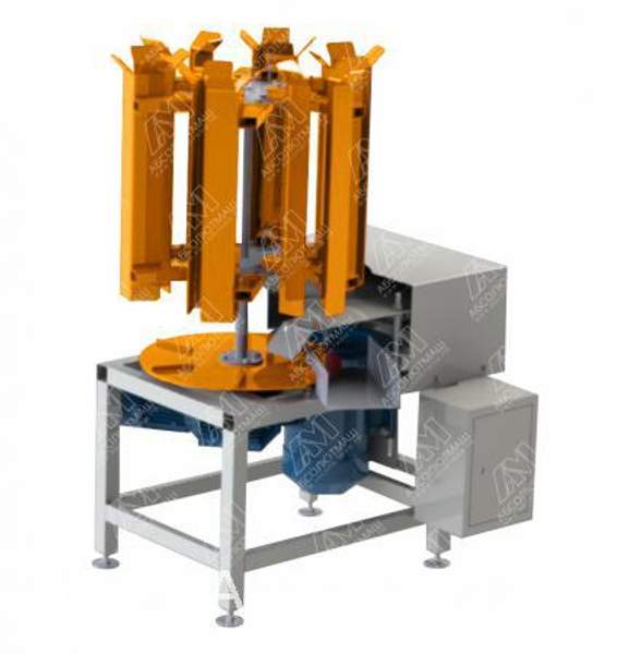 СТАНОК КАРУСЕЛЬНОГО ТИПА ДЛЯ НАРЕЗАНИЯ ШАШЕК ПОДДОНА АМ.СКШ.01