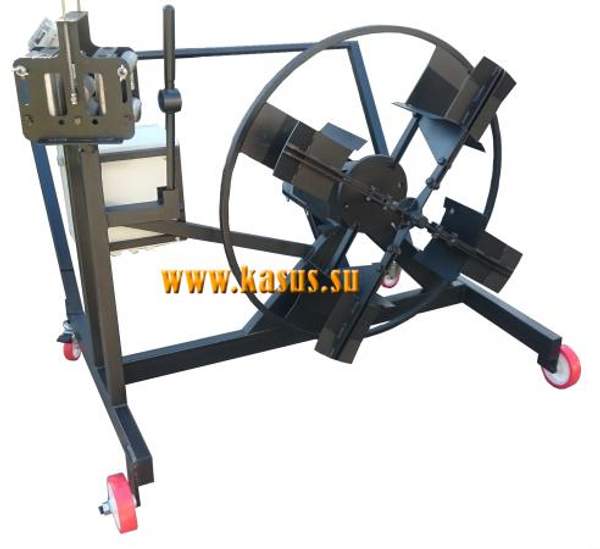 Станок намотки, перемотки кабеля, провода, троса, каната СП 1-0,3-П, кабельные домкраты