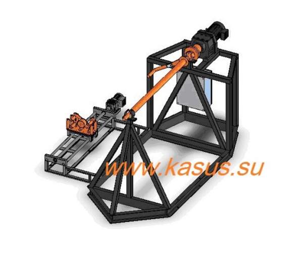 Станок, устройство намотки кабеля СП 22-3Ф, перемотка кабеля, кабельные домкраты от производителя