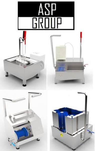 Станции мойки и дезинфекции обуви (не проходные), "ASP-group" модели ASP-L