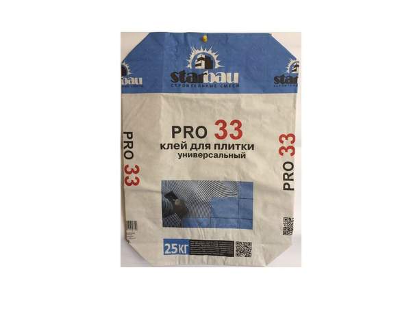 StarBau Клей для плитки универсальный PRO 33 (25 кг)