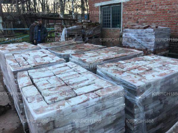 Старинный антикварный кирпич под старину (ручная формовка) 19 век