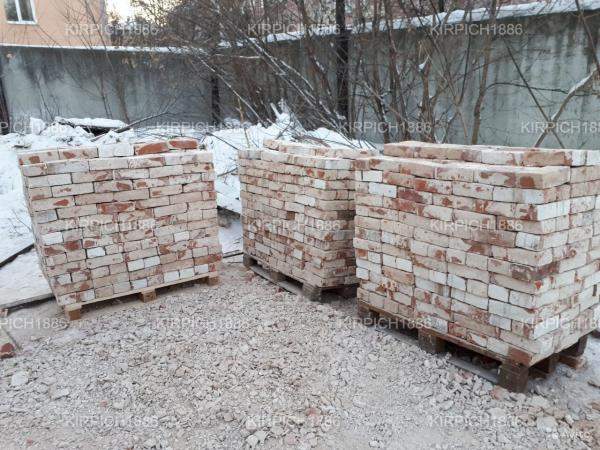 Старинный кирпич дореволюционного образца 18-19 века для реставрации