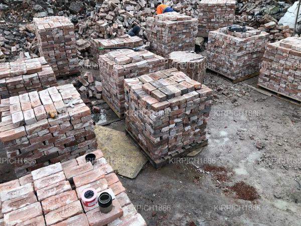 Старинный кирпич ручной формовки под лофт интерьер