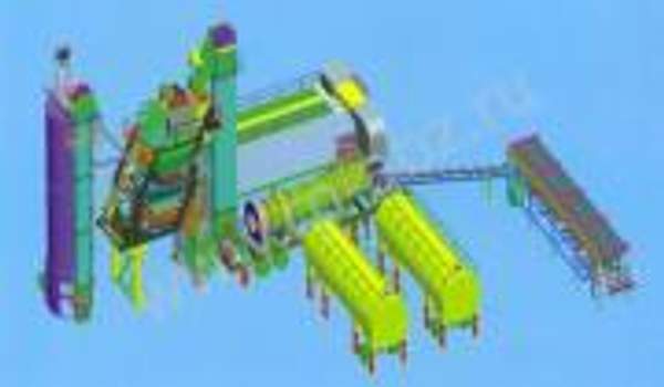 Стационарный асфальтный завод LBG1000 / CP80