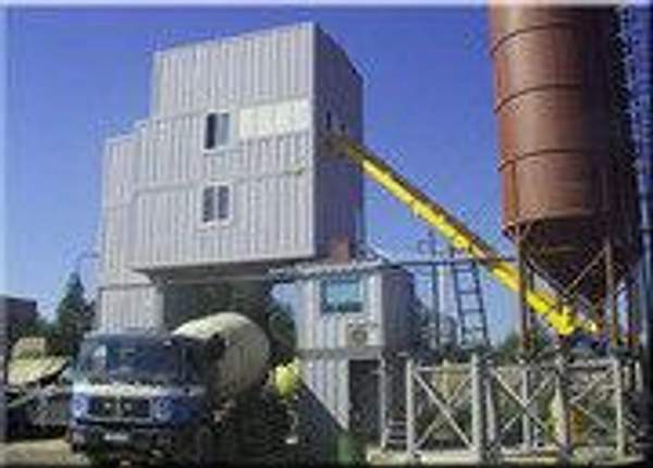 Стационарные контейнерные бетонные заводы (БРУ) 120 куб/час