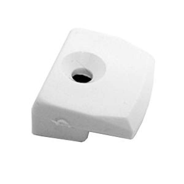 Стеклодержатель 1 белый (для фасадов МДФ)