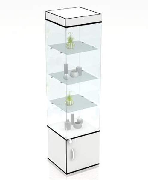 Стеклянная торговая витрина с накопителем "Универсал" №52н