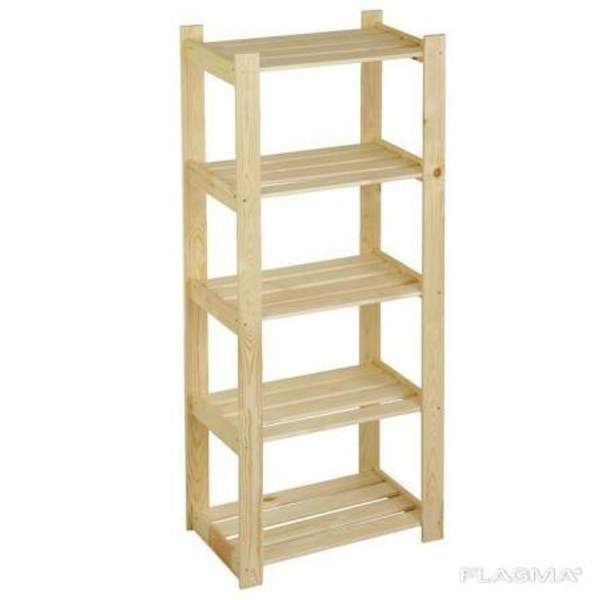 Стеллаж деревянный
