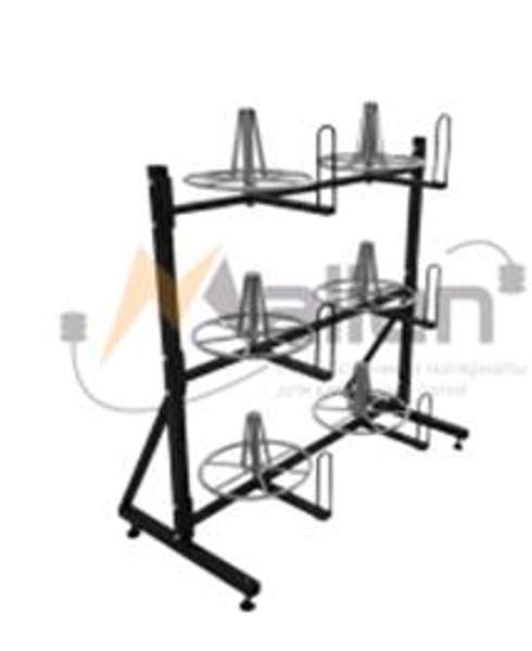 Стеллаж для хранения и размотки бухт кабеля СБР 6-0,4-30