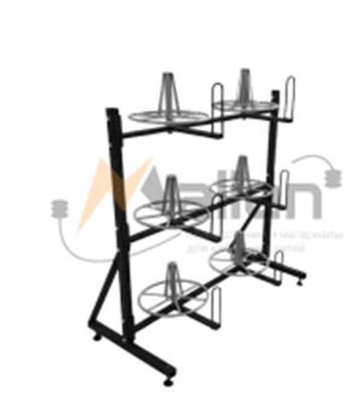 Стеллаж для хранения и размотки бухт кабеля СБР 6-0,5-30